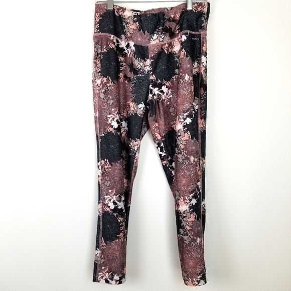 Jockey Floral Leggings, sz L - Picture 1 of 5